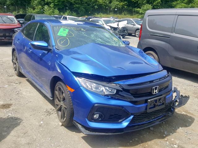 SHHFK7H42KU408507 - 2019 HONDA CIVIC SPOR BLUE photo 1