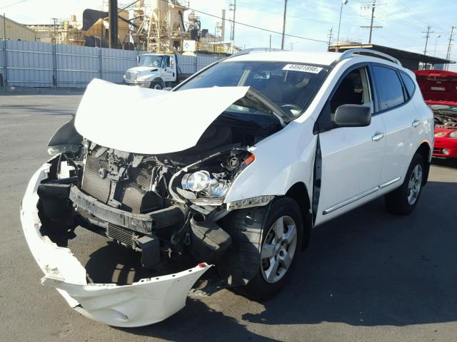 JN8AS5MT0EW600915 - 2014 NISSAN ROGUE SELE WHITE photo 2