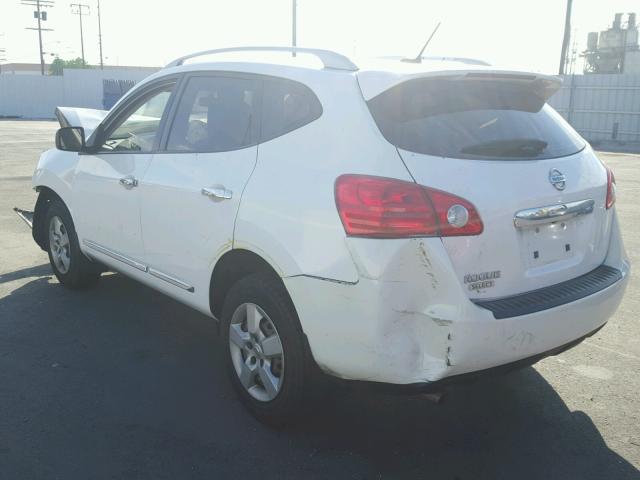 JN8AS5MT0EW600915 - 2014 NISSAN ROGUE SELE WHITE photo 3