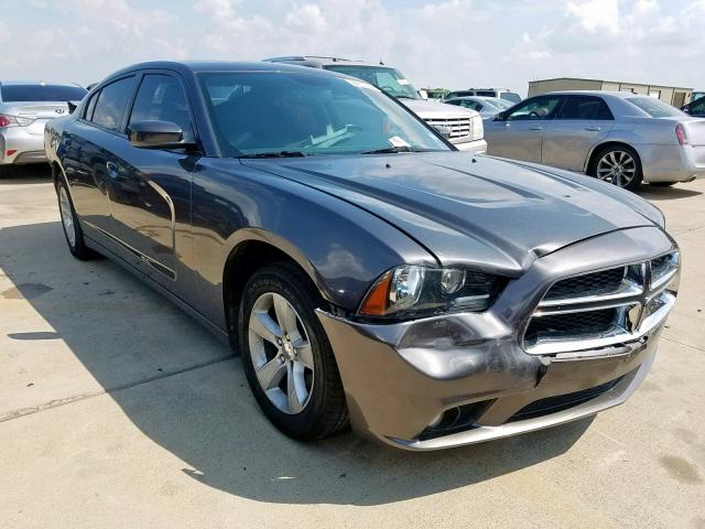 2C3CDXHG4EH262462 - 2014 DODGE CHARGER SX GRAY photo 1