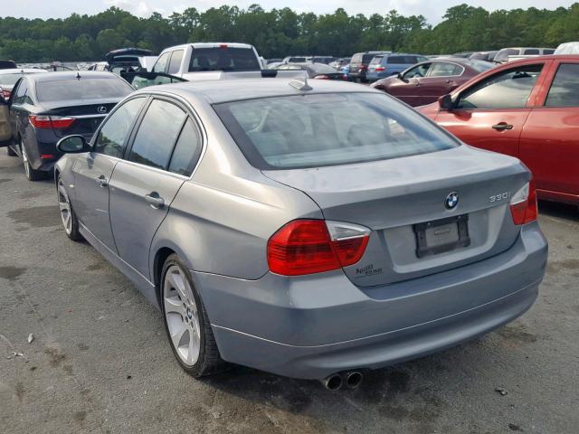 WBAVB33556KS31625 - 2006 BMW 330 I SILVER photo 3