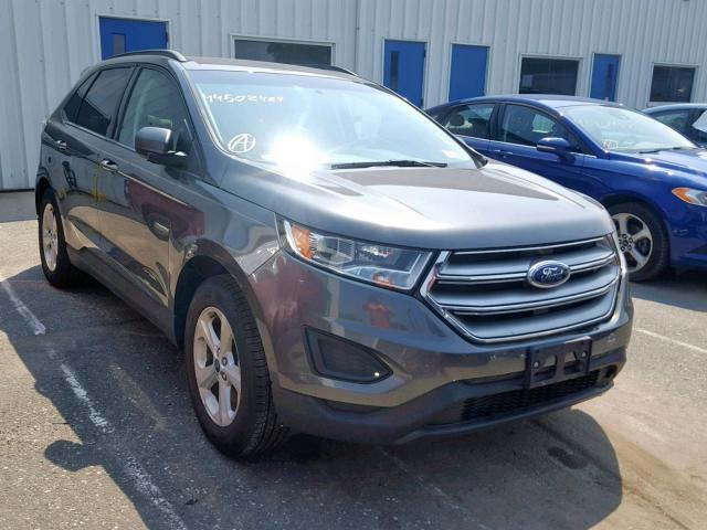 2FMPK4G94HBC57446 - 2017 FORD EDGE SE GRAY photo 1