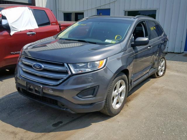 2FMPK4G94HBC57446 - 2017 FORD EDGE SE GRAY photo 2