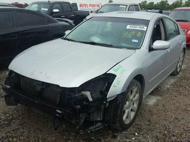 1N4BA41E48C824588 - 2008 NISSAN MAXIMA SE SILVER photo 2