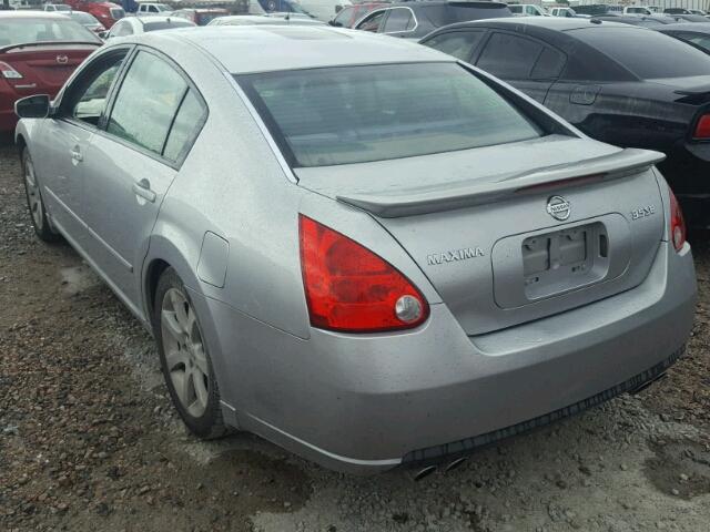 1N4BA41E48C824588 - 2008 NISSAN MAXIMA SE SILVER photo 3