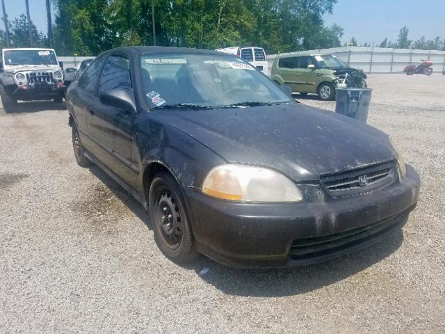 1HGEJ6225WL001660 - 1998 HONDA CIVIC DX BLACK photo 1