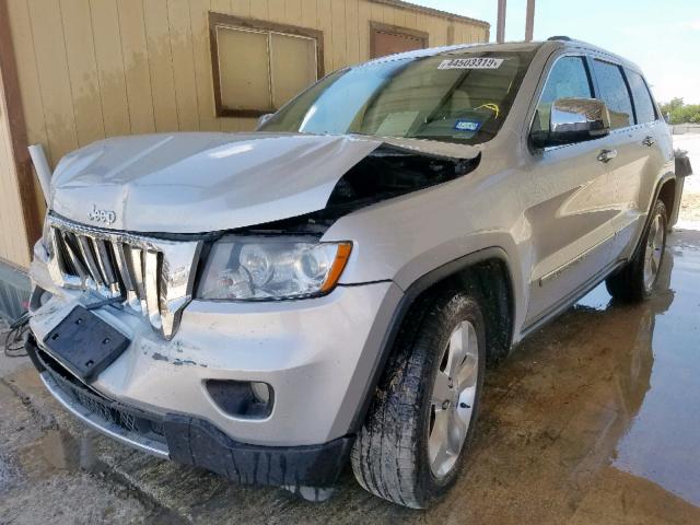 1J4RS5GT6BC611743 - 2011 JEEP GRAND CHER SILVER photo 2