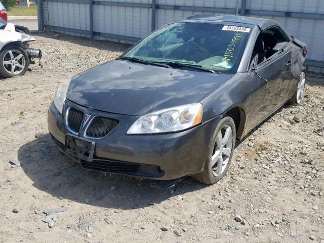 1G2ZH35N274155419 - 2007 PONTIAC G6 GT CHARCOAL photo 2