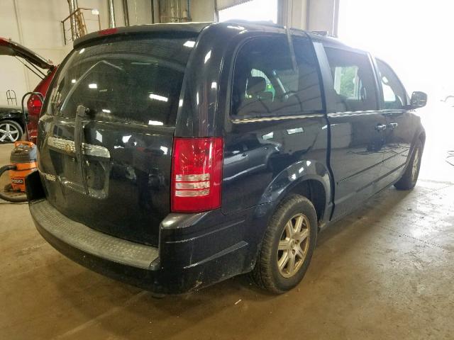 2A8HR54P58R777183 - 2008 CHRYSLER TOWN & COU BLACK photo 4