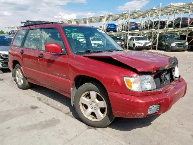 JF1SF65672H723216 - 2002 SUBARU FORESTER S RED photo 1