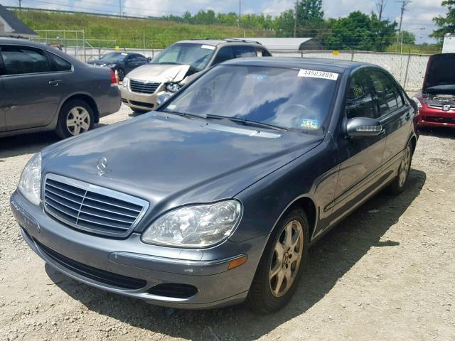 WDBNG83J66A477070 - 2006 MERCEDES-BENZ S 430 4MAT GRAY photo 2