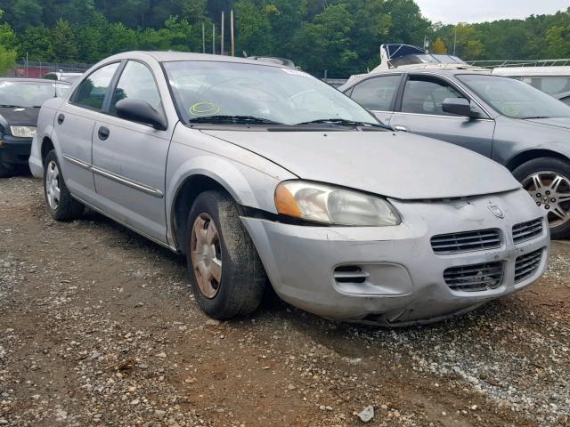 1B3EL36XX3N516992 - 2003 DODGE STRATUS SE SILVER photo 1