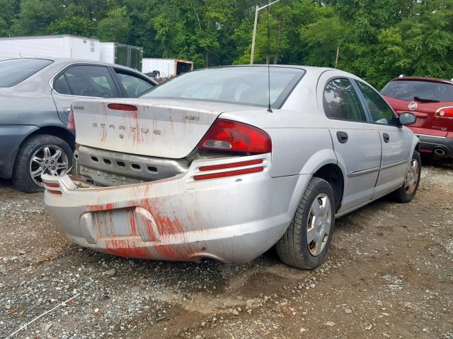 1B3EL36XX3N516992 - 2003 DODGE STRATUS SE SILVER photo 4