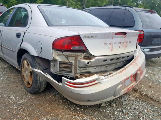 1B3EL36XX3N516992 - 2003 DODGE STRATUS SE SILVER photo 9