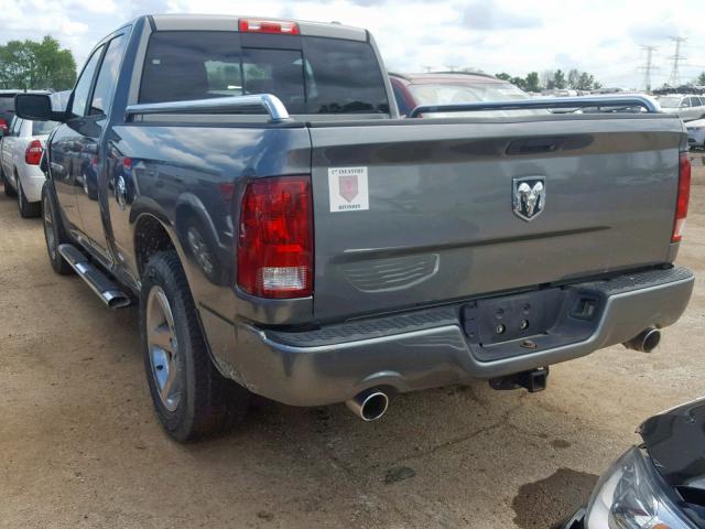 1C6RD6HT8CS333527 - 2012 DODGE RAM 1500 S GRAY photo 3