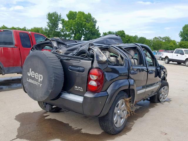 1J4GL58K45W725947 - 2005 JEEP LIBERTY LI GRAY photo 4