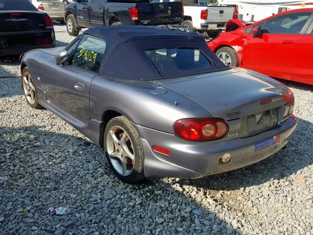 JM1NB353130312062 - 2003 MAZDA MX-5 MIATA BLUE photo 3