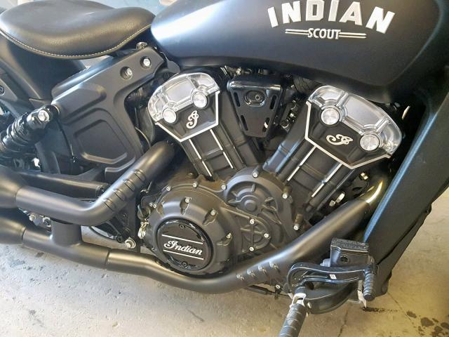 56KMTA008J3136921 - 2018 INDIAN MOTORCYCLE CO. SCOUT BOBB BLACK photo 7
