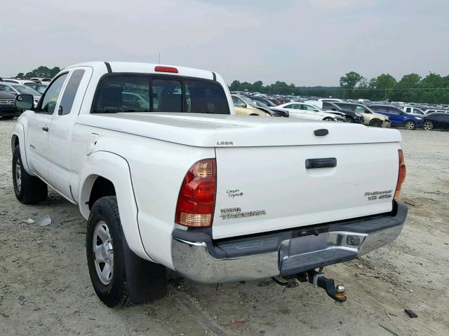 5TETU62N37Z365120 - 2007 TOYOTA TACOMA PRE WHITE photo 3