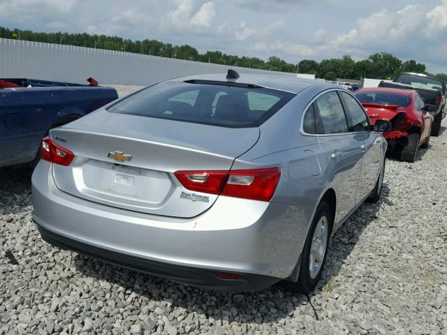 1G1ZB5ST9HF136585 - 2017 CHEVROLET MALIBU LS SILVER photo 4