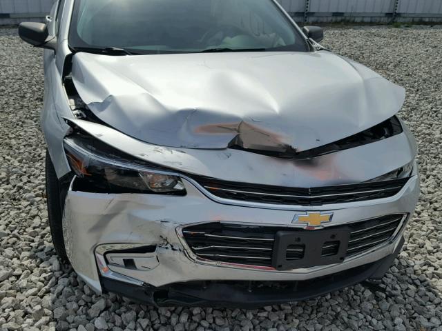 1G1ZB5ST9HF136585 - 2017 CHEVROLET MALIBU LS SILVER photo 9