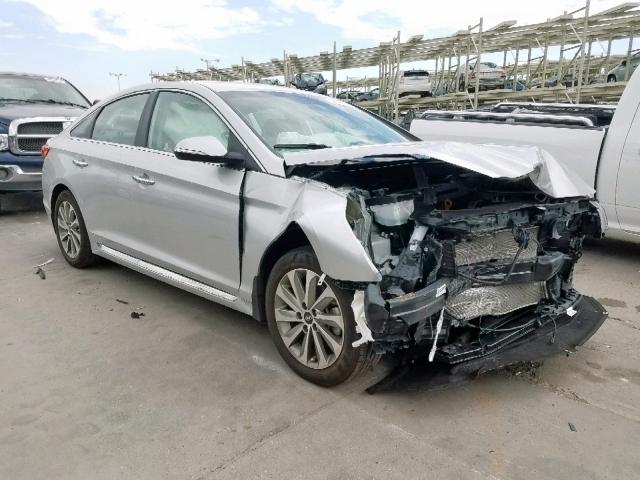 5NPE34AF5FH118046 - 2015 HYUNDAI SONATA SPO SILVER photo 1