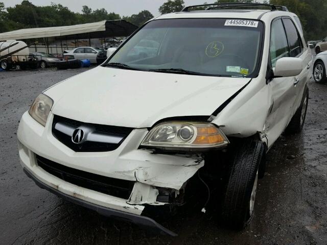 2HNYD18906H515966 - 2006 ACURA MDX TOURIN WHITE photo 2