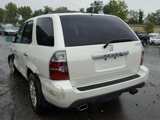 2HNYD18906H515966 - 2006 ACURA MDX TOURIN WHITE photo 3