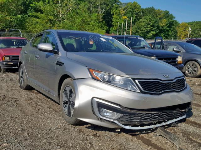 KNAGM4AD8D5042319 - 2013 KIA OPTIMA HYB GRAY photo 1