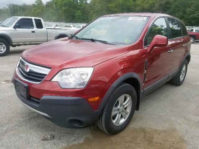 3GSCL33P68S685595 - 2008 SATURN VUE XE RED photo 2