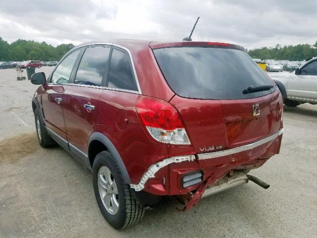 3GSCL33P68S685595 - 2008 SATURN VUE XE RED photo 3