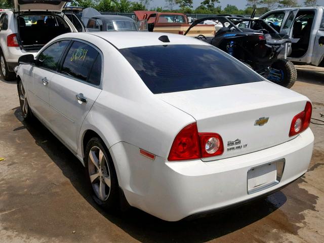 1G1ZC5E03CF336420 - 2012 CHEVROLET MALIBU 1LT WHITE photo 3
