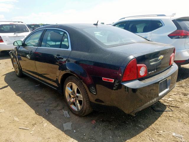 1G1ZC5EB4AF309628 - 2010 CHEVROLET MALIBU 1LT BLACK photo 3