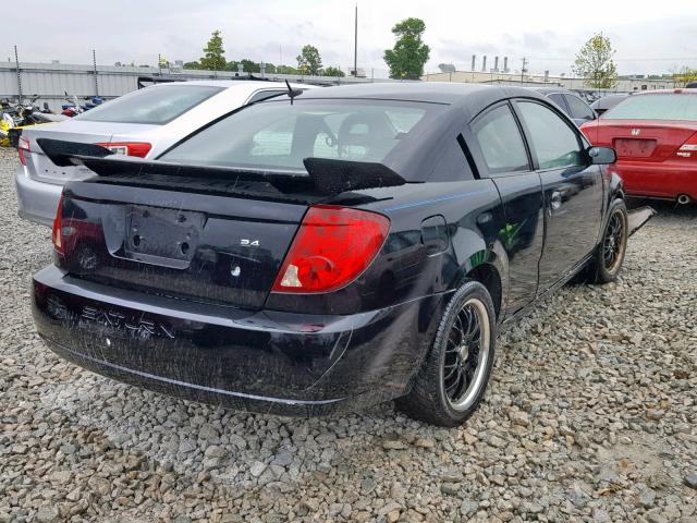 1G8AV15B57Z104960 - 2007 SATURN ION LEVEL BLACK photo 4