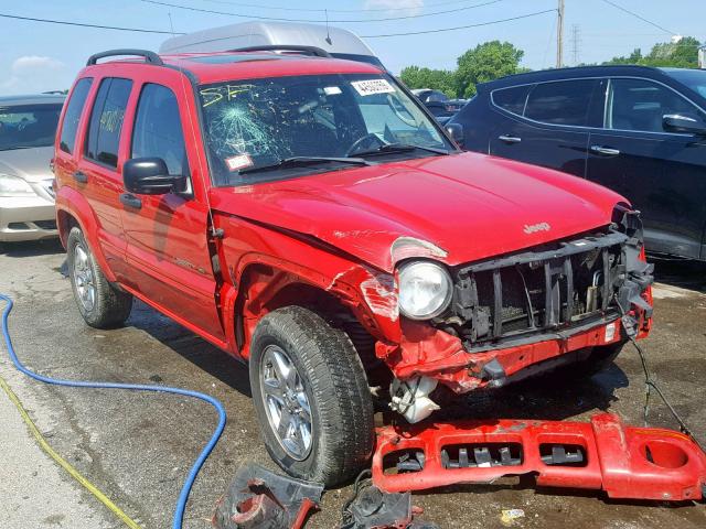 1J4GL58KX3W609780 - 2003 JEEP LIBERTY LI RED photo 1