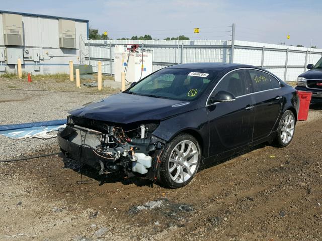 2G4GV5GV4C9179339 - 2012 BUICK REGAL GS BLACK photo 2