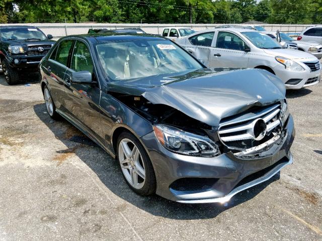 WDDHF5KB0EA906931 - 2014 MERCEDES-BENZ E 350 GRAY photo 1