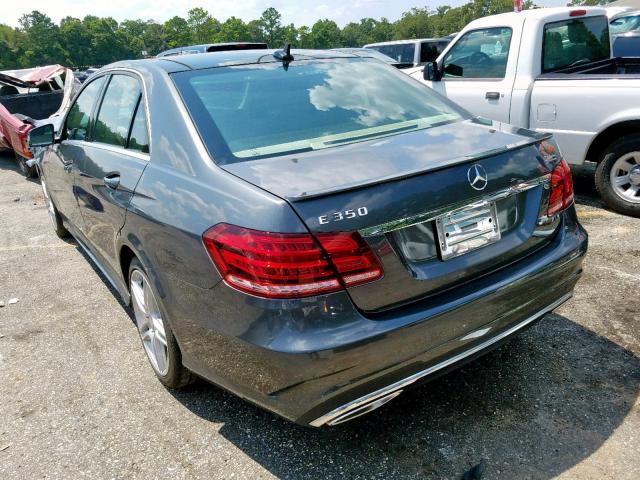 WDDHF5KB0EA906931 - 2014 MERCEDES-BENZ E 350 GRAY photo 3