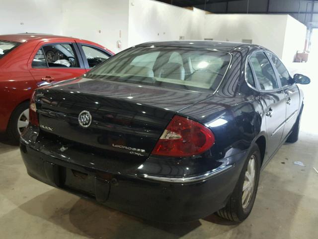 2G4WD562451349402 - 2005 BUICK LACROSSE C BLACK photo 4