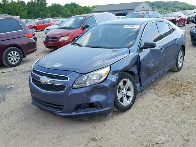 1G11B5SA7DF222919 - 2013 CHEVROLET MALIBU LS BLUE photo 2