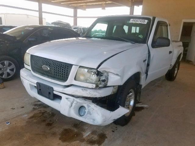 1FTYR44V52PB75280 - 2002 FORD RANGER SUP WHITE photo 2