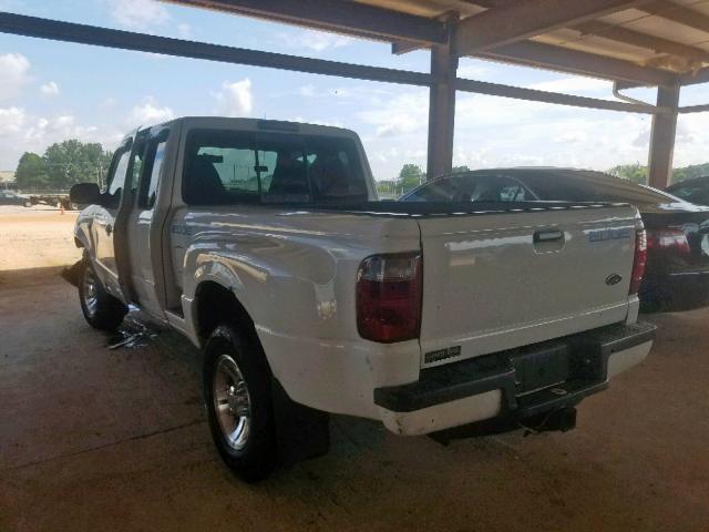 1FTYR44V52PB75280 - 2002 FORD RANGER SUP WHITE photo 3