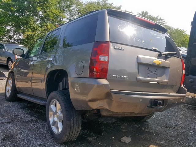 1GNSKBE07DR142622 - 2013 CHEVROLET TAHOE K150 GRAY photo 3