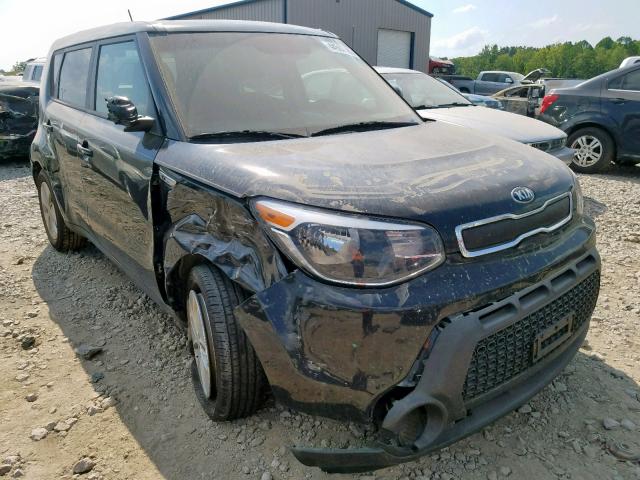 KNDJN2A22G7402864 - 2016 KIA SOUL BLACK photo 1