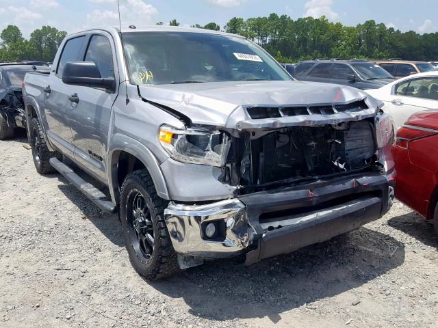 5TFEM5F12HX114866 - 2017 TOYOTA TUNDRA CRE SILVER photo 1