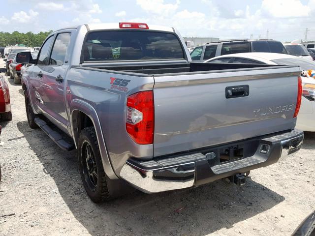 5TFEM5F12HX114866 - 2017 TOYOTA TUNDRA CRE SILVER photo 3