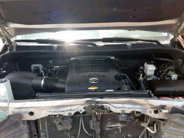 5TFEM5F12HX114866 - 2017 TOYOTA TUNDRA CRE SILVER photo 7