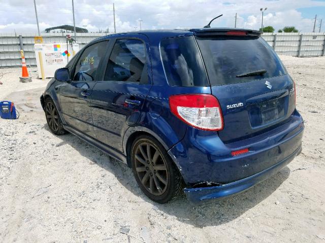 JS2YA5A55B6300260 - 2011 SUZUKI SX4 BLUE photo 3