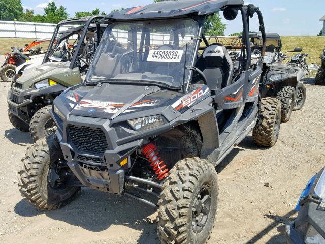 3NSVCE875HH009496 - 2017 POLARIS RZR 4 900 GRAY photo 2