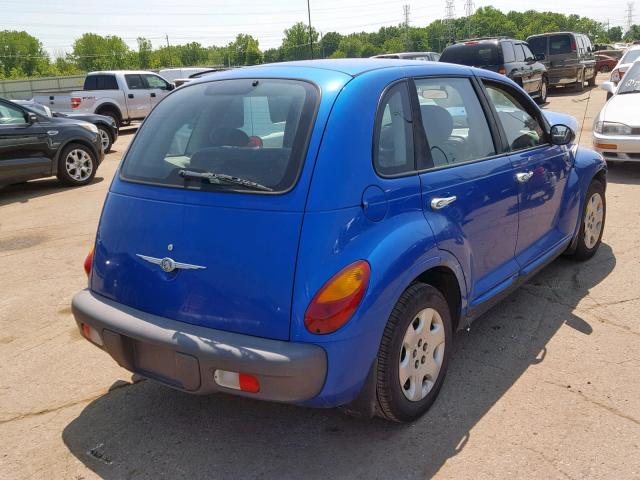 3C4FY48B03T531688 - 2003 CHRYSLER PT CRUISER BLUE photo 4